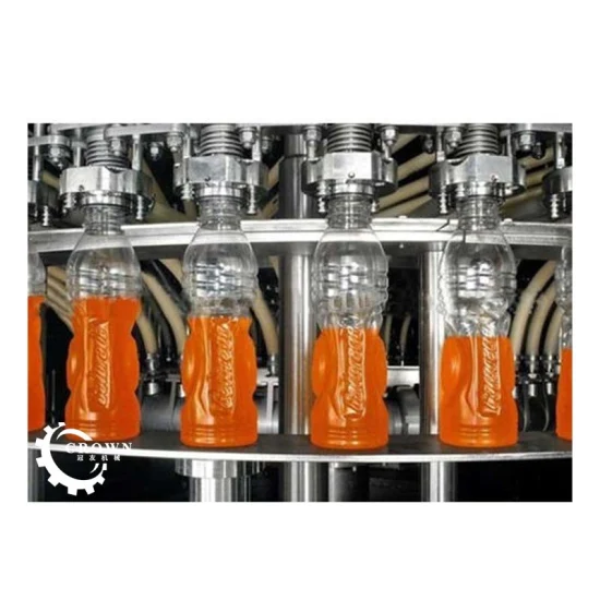 Machine de remplissage de bouteilles en plastique automatique de jus d'orange frais à petite échelle