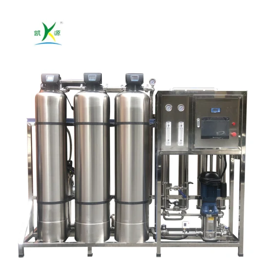 Système de traitement de l'eau PLC 1000L/H RO, Machine industrielle de filtre à eau potable, usine de purification par osmose inverse